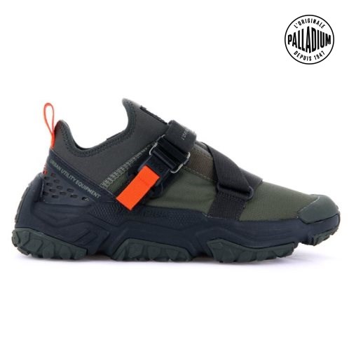 Dámské Tenisky Palladium Off-grid LO Utility Olivy Zelené | CZ HLO-53J